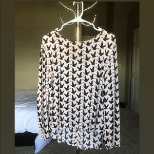 Long sleeve pink shirt